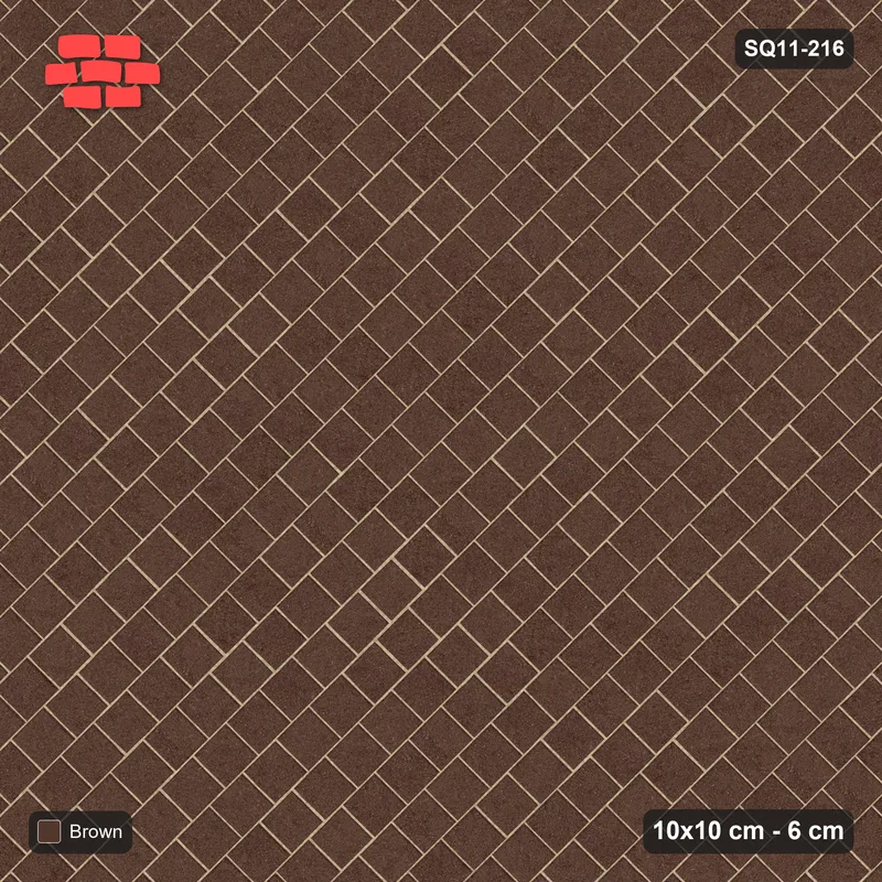 Interlock (Pasco) 10x10 cm · SQ11-216 · Diagonal Running Bond · Top view