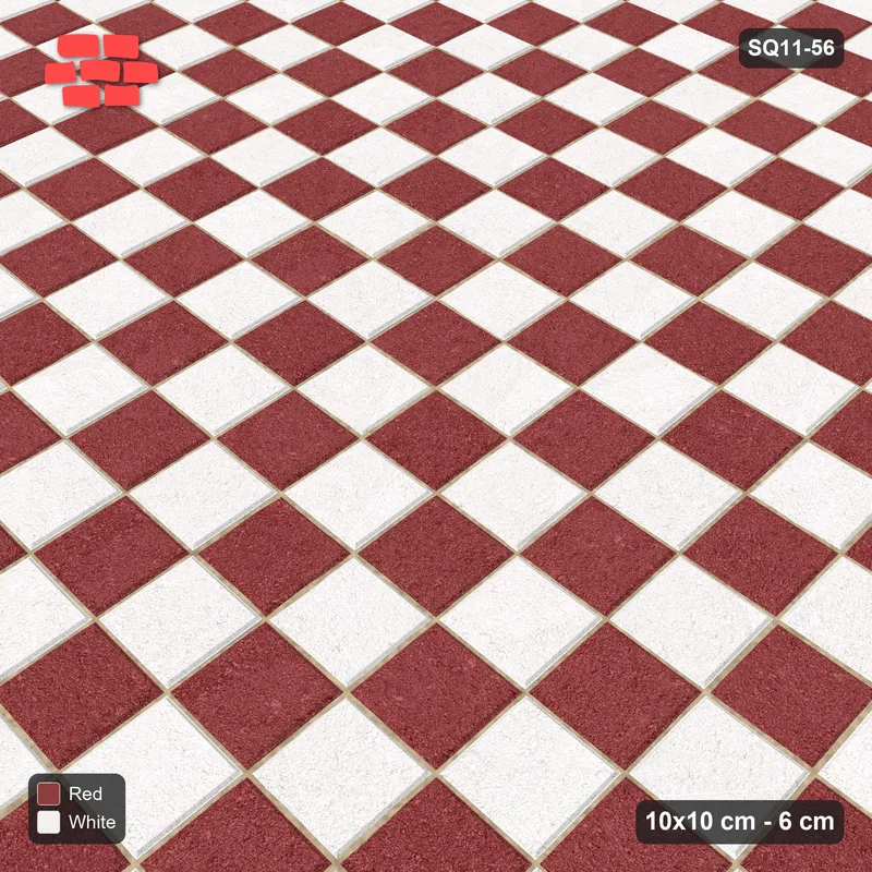Interlock (Pasco) 10x10 cm · SQ11-56 · Unit Checkerboard · Side view