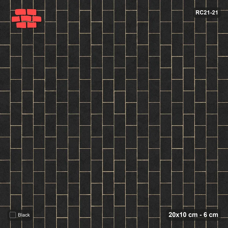 Interlock (Pasco) 20x10 cm · RC21-21 · Vertical Running Bond 1/2 · Top view