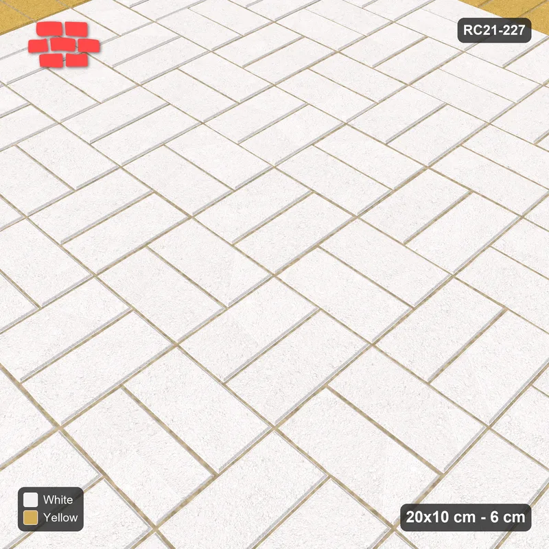 Interlock (Pasco) 20x10 cm · RC21T8-227 · Sunset Slate 80 cm Panel Checker · Side view Interlock (Pasco) 20x10 cm · RC21T8-227 · Sunset Slate 80 cm Panel Checker · Side view