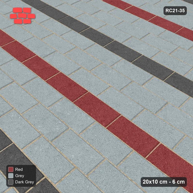 इंटरलॉक (पास्को) 20x10 सेमी · RC21T8-35 · बास्केटवीव संकेंद्रित रिंग · बगल से दृश्य इंटरलॉक (पास्को) 20x10 सेमी · RC21T8-35 · बास्केटवीव संकेंद्रित रिंग · बगल से दृश्य