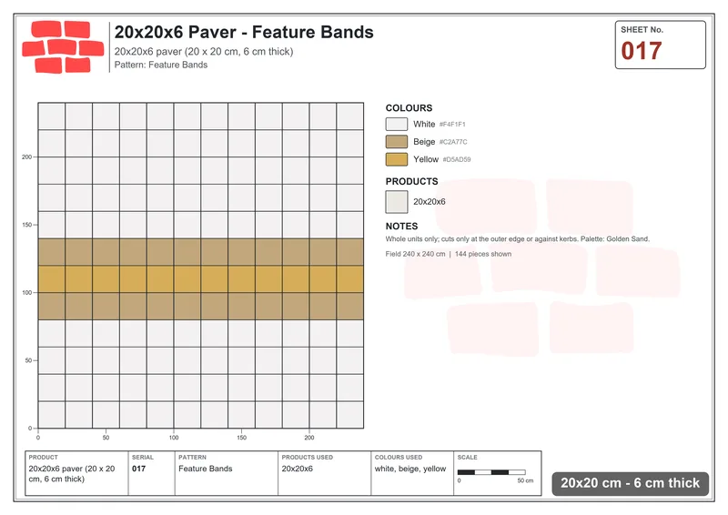 Interlock (Pasco) · 20x20x6 · SQ22-17