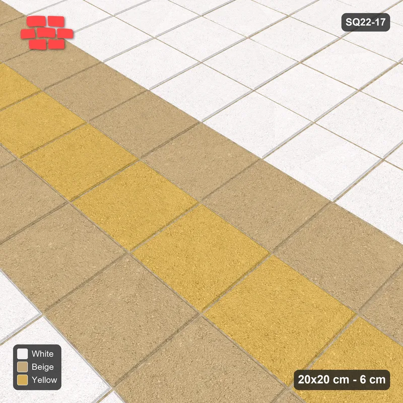 Interlock (Pasco) 20x20 cm · SQ22-17 · Feature Bands · Side view