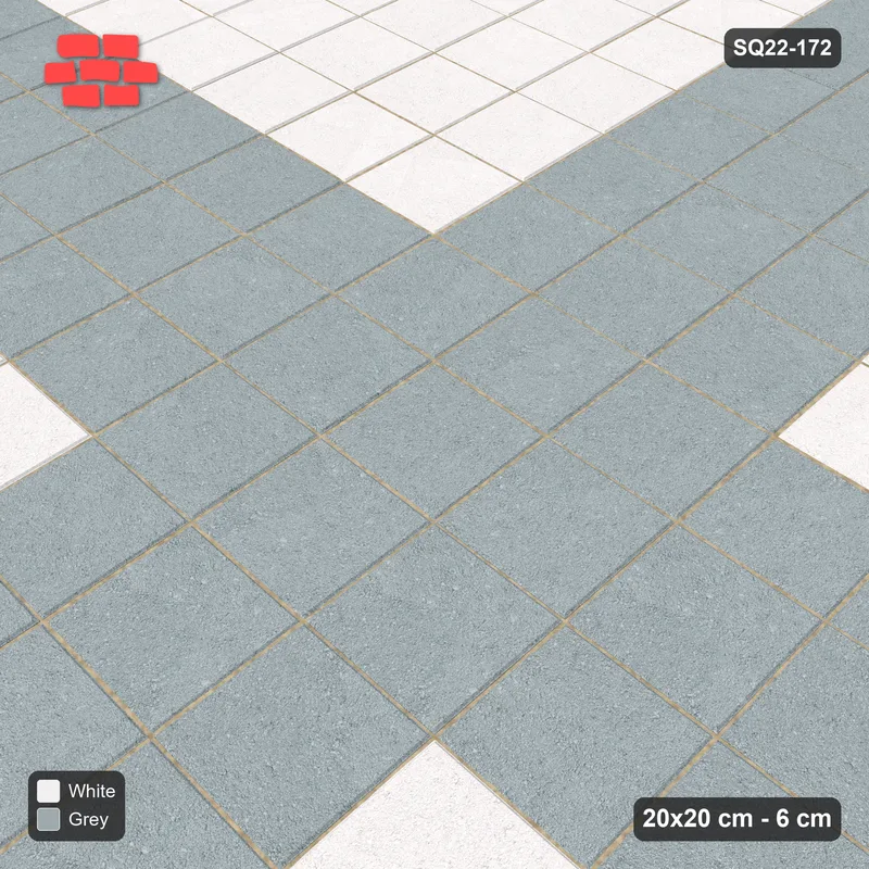 Interlock (Pasco) 20x20 cm · SQ22-172 · Cross Feature · Side view