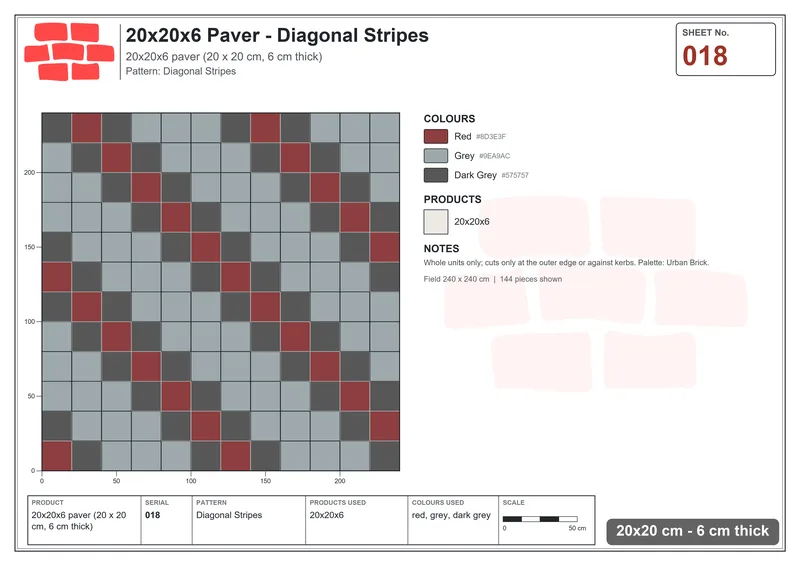 Interlock (Pasco) · 20x20x6 · SQ22-18