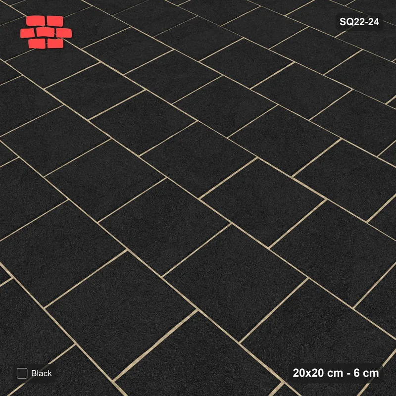 Interlock (Pasco) 20x20 cm · SQ22-24 · Kerb 54B Framed Running · Side view