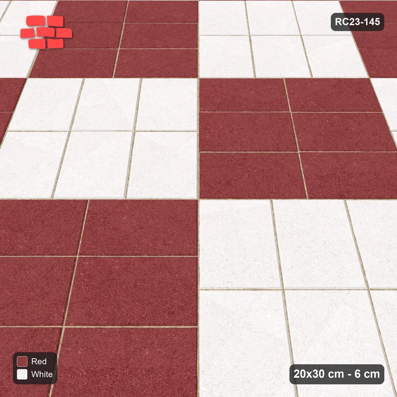 Interlock (Pasco) 20x30 cm · RC23-145 · Diagonal Parquet, Chequer · Side view