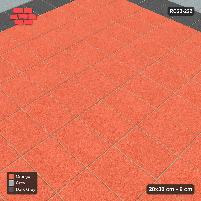 Interlock (Pasco) 20x30 cm · RC23-222 · Graded Double Border, Stack Field · Side view