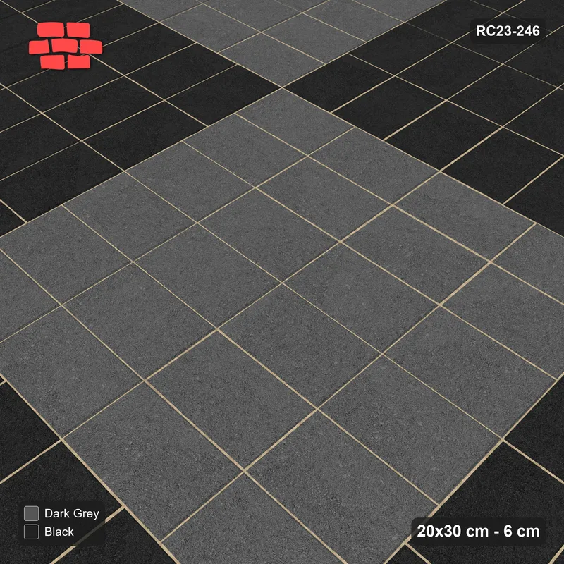 Interlock (Pasco) 20x30 cm · RC23-246 · Panel Chequer 120 cm · Side view