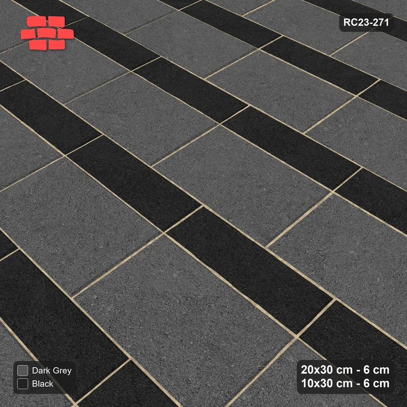 Interlock (Pasco) 20x30 cm · RC23-271 · Course Stripes 20+10 1+1, By Product - Night Sky · Side view