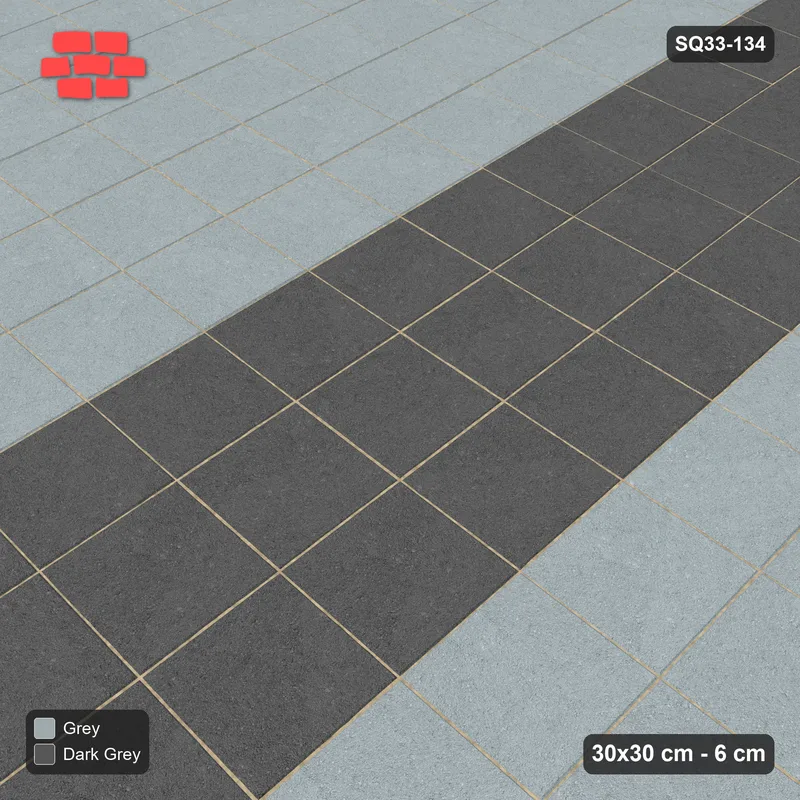 Interlock (Pasco) 30x30 cm · SQ33-134 · Vertical Centre Band · Side view Interlock (Pasco) 30x30 cm · SQ33-134 · Vertical Centre Band · Side view
