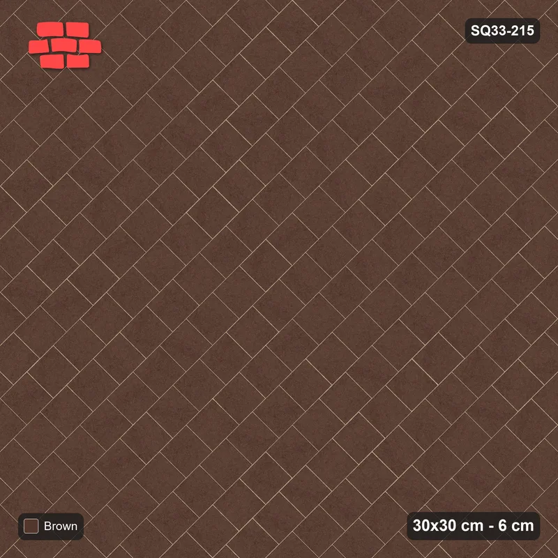 Interlock (Pasco) 30x30 cm · SQ33-215 · Diagonal Running Bond · Top view Interlock (Pasco) 30x30 cm · SQ33-215 · Diagonal Running Bond · Top view