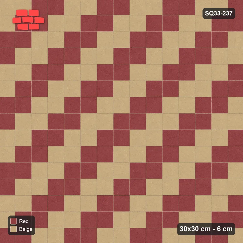 Interlock (Pasco) 30x30 cm · SQ33-237 · Diagonal Stripe Bands · Top view Interlock (Pasco) 30x30 cm · SQ33-237 · Diagonal Stripe Bands · Top view