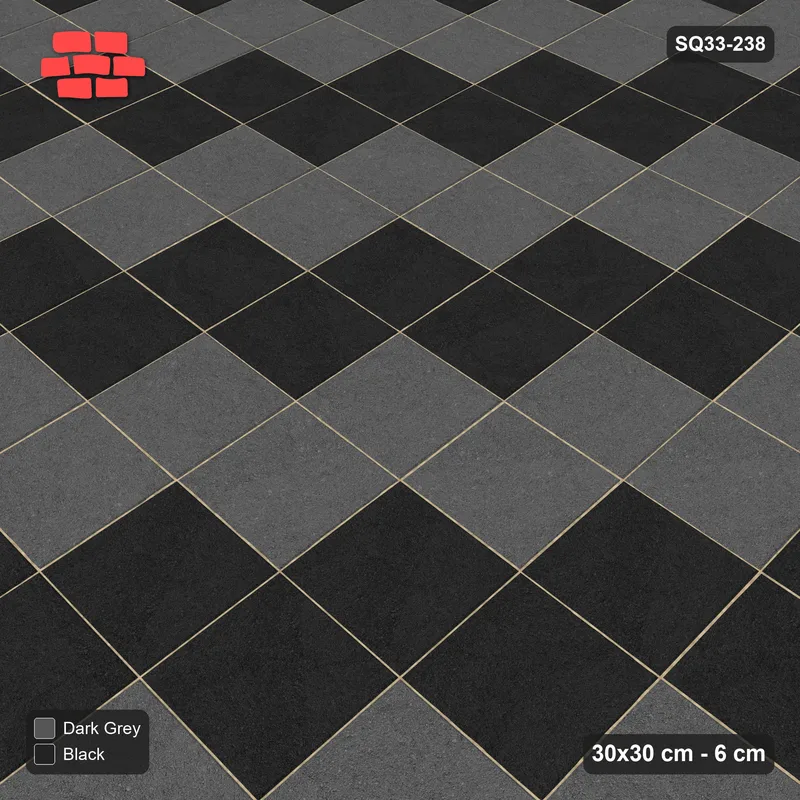 Interlock (Pasco) 30x30 cm · SQ33-238 · Diagonal Stripe Bands · Side view Interlock (Pasco) 30x30 cm · SQ33-238 · Diagonal Stripe Bands · Side view