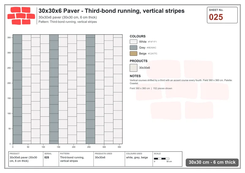 Interlock (Pasco) · 30x30x6 · SQ33-25