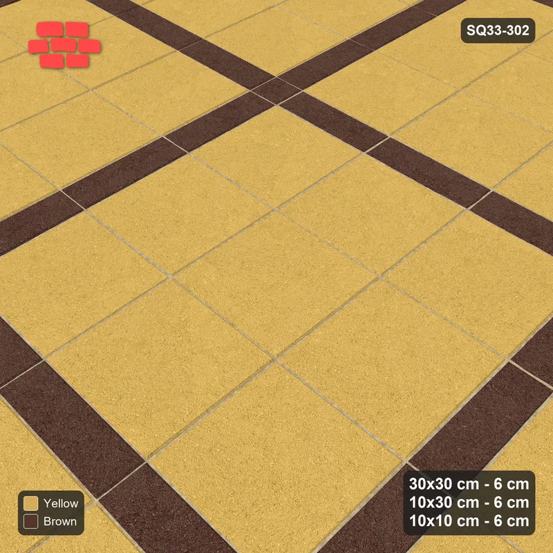 Interlock (Pasco) 30x30 cm · SQ33-302 · 3x3 Panel Grid, 10x30 Lines, 10x10 Crossings, Dark Lines · Side view Interlock (Pasco) 30x30 cm · SQ33-302 · 3x3 Panel Grid, 10x30 Lines, 10x10 Crossings, Dark Lines · Side view