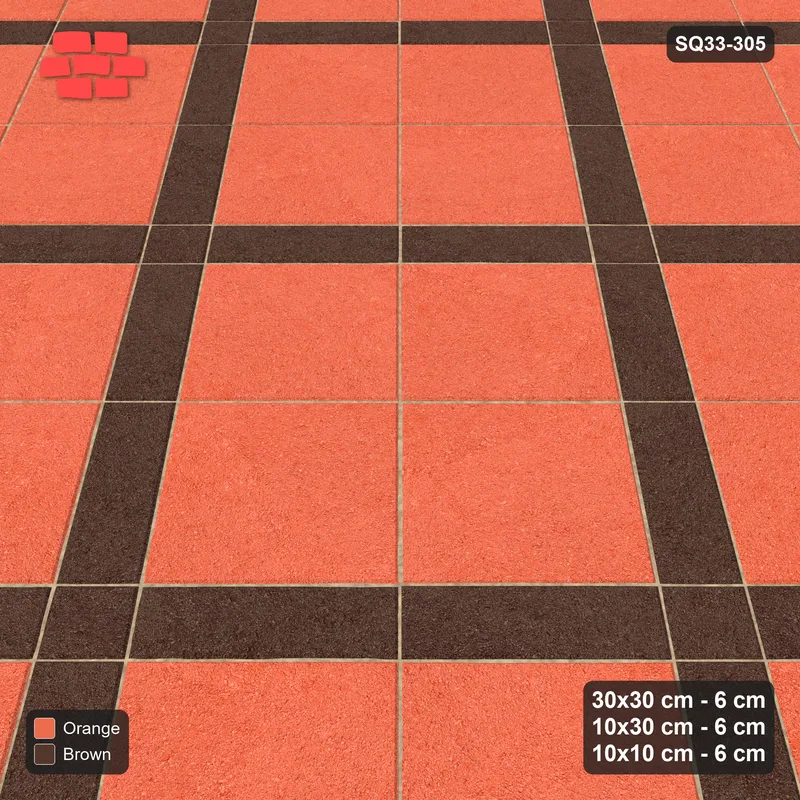Interlock (Pasco) 30x30 cm · SQ33-305 · 45-Degree 2x2 Panels, Dark Lines, Kerb Frame · Side view Interlock (Pasco) 30x30 cm · SQ33-305 · 45-Degree 2x2 Panels, Dark Lines, Kerb Frame · Side view