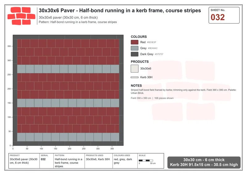 Interlock (Pasco) · 30x30x6 · SQ33-32