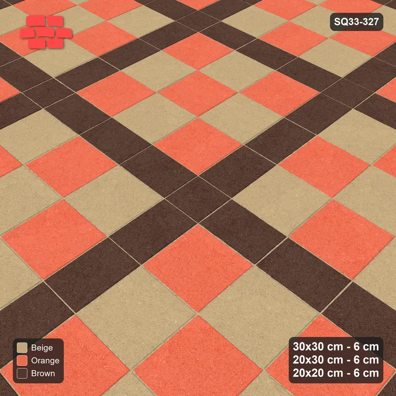 Interlock (Pasco) 30x30 cm · SQ33-327 · 3x3 Panel Grid, 20x30 Lines, 20x20 Crossings · Side view Interlock (Pasco) 30x30 cm · SQ33-327 · 3x3 Panel Grid, 20x30 Lines, 20x20 Crossings · Side view