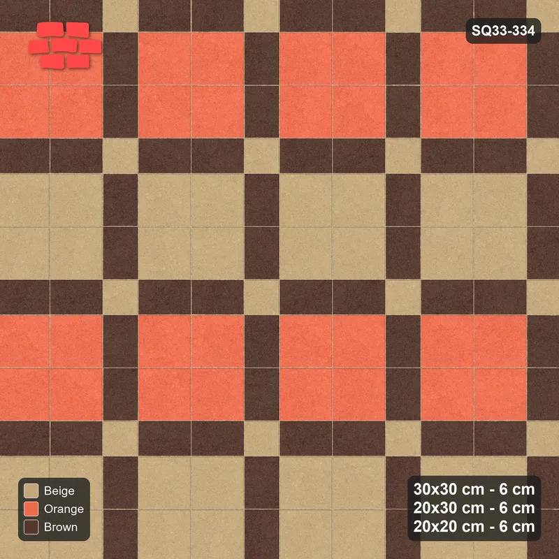 Interlock (Pasco) 30x30 cm · SQ33-334 · 2x2 Panel Grid, 20x30 Lines, 20x20 Crossings, Striped Panels · Top view Interlock (Pasco) 30x30 cm · SQ33-334 · 2x2 Panel Grid, 20x30 Lines, 20x20 Crossings, Striped Panels · Top view