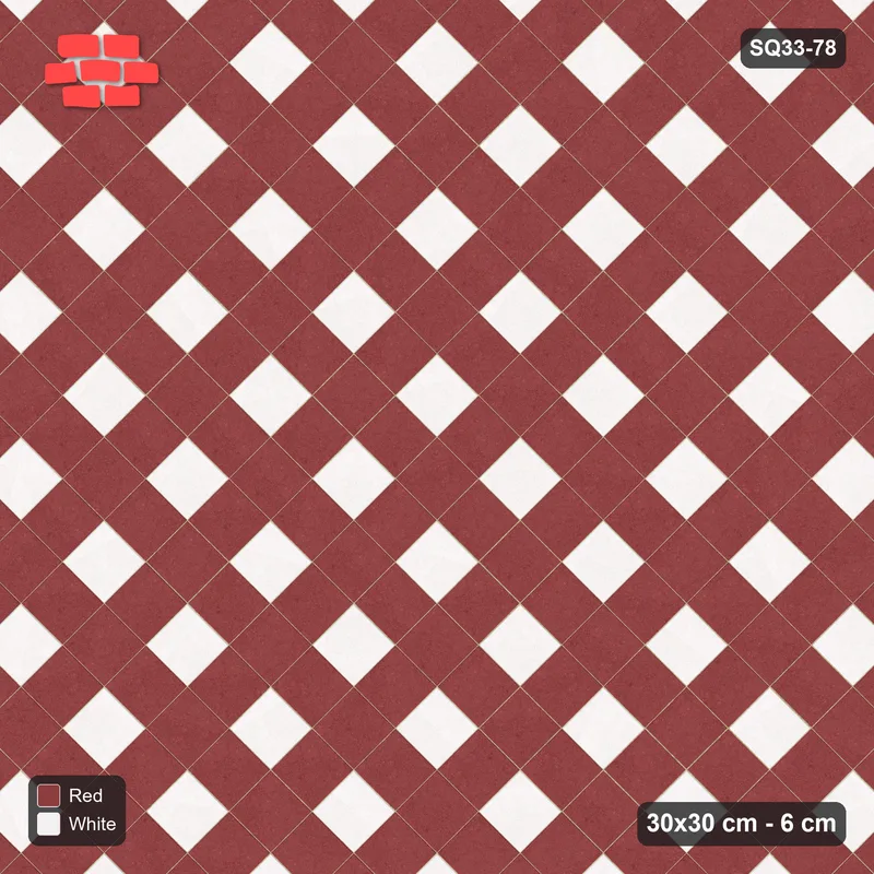 Interlock (Pasco) 30x30 cm · SQ33-78 · Harlequin Diamonds · Top view Interlock (Pasco) 30x30 cm · SQ33-78 · Harlequin Diamonds · Top view