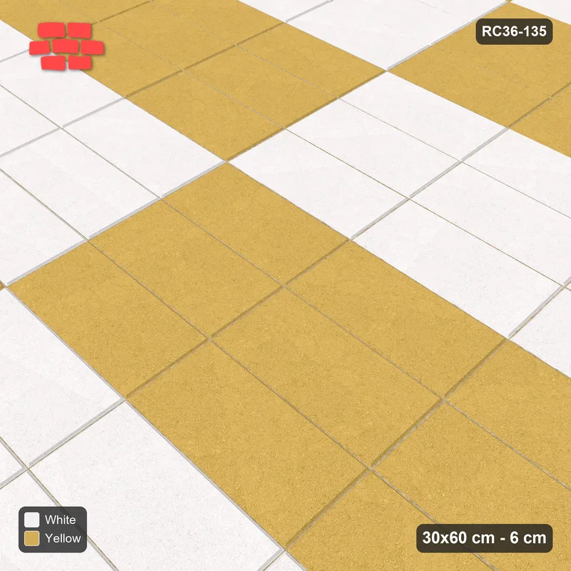 Interlock (Pasco) 30x60 cm · RC36-135 · Stack Bond, Large Checker 3x3 · Side view