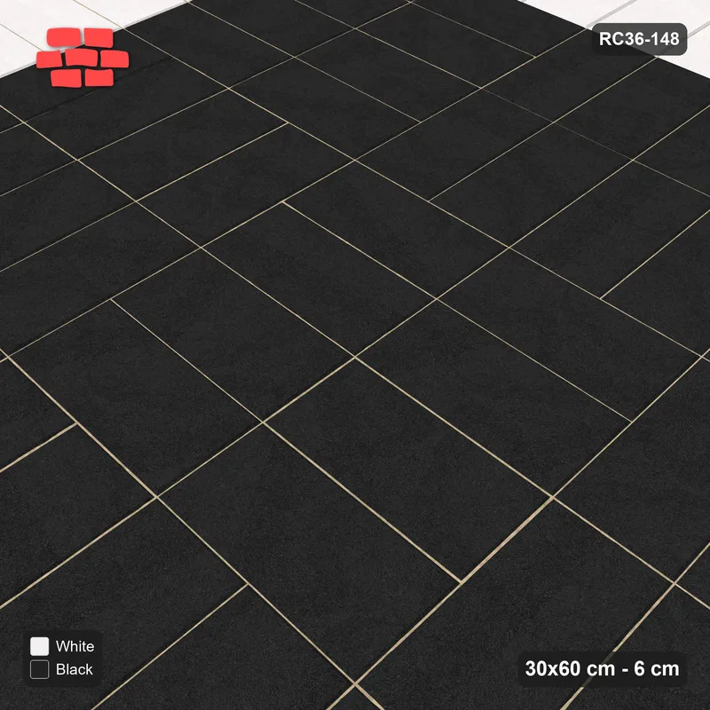 Interlock (Pasco) 30x60 cm · RC36-148 · Soldier Border with Stack Panels · Side view