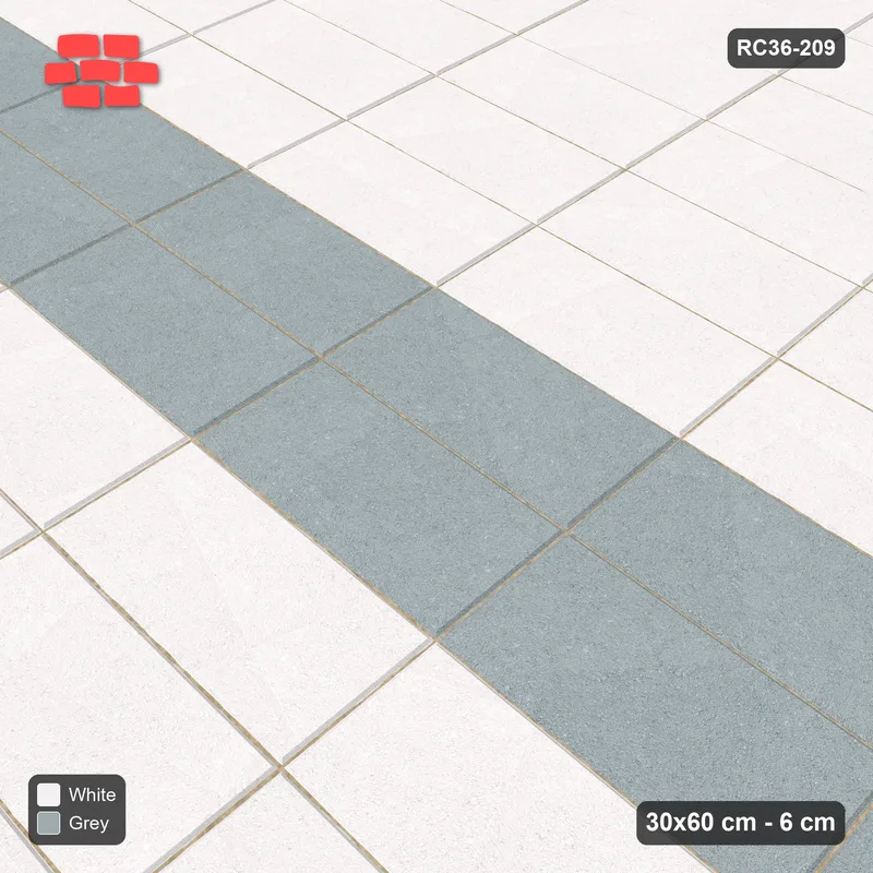 Interlock (Pasco) 30x60 cm · RC36-209 · Stack Bond, Feature Band · Side view