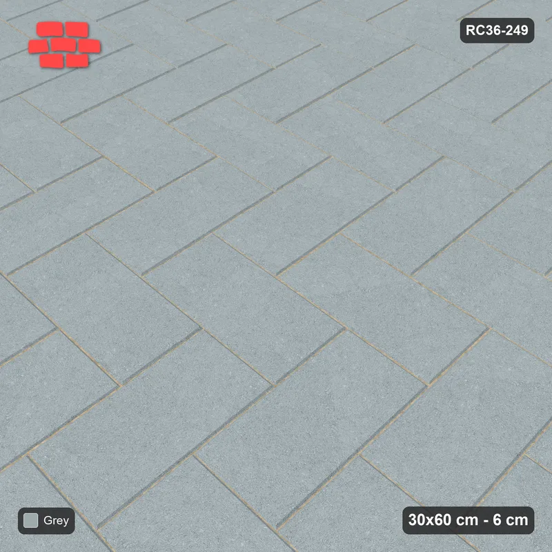 Interlock (Pasco) 30x60 cm · RC36-249 · Herringbone 90, Single Tone · Side view
