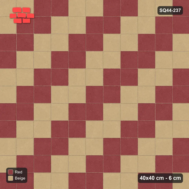 Interlock (Pasco) 40x40 cm · SQ44-237 · Diagonal Stripe Bands · Top view Interlock (Pasco) 40x40 cm · SQ44-237 · Diagonal Stripe Bands · Top view