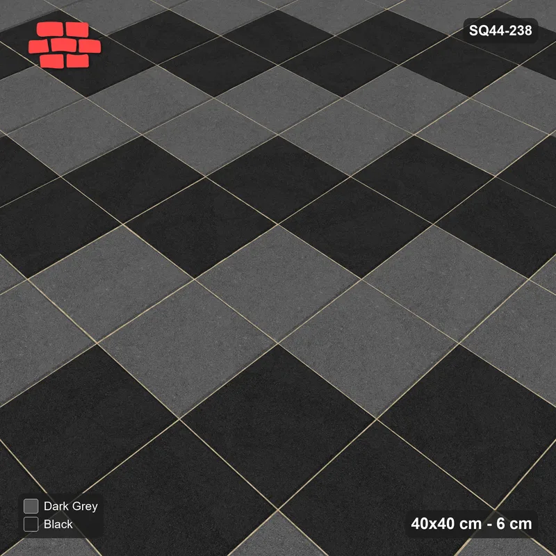 Interlock (Pasco) 40x40 cm · SQ44-238 · Diagonal Stripe Bands · Side view Interlock (Pasco) 40x40 cm · SQ44-238 · Diagonal Stripe Bands · Side view