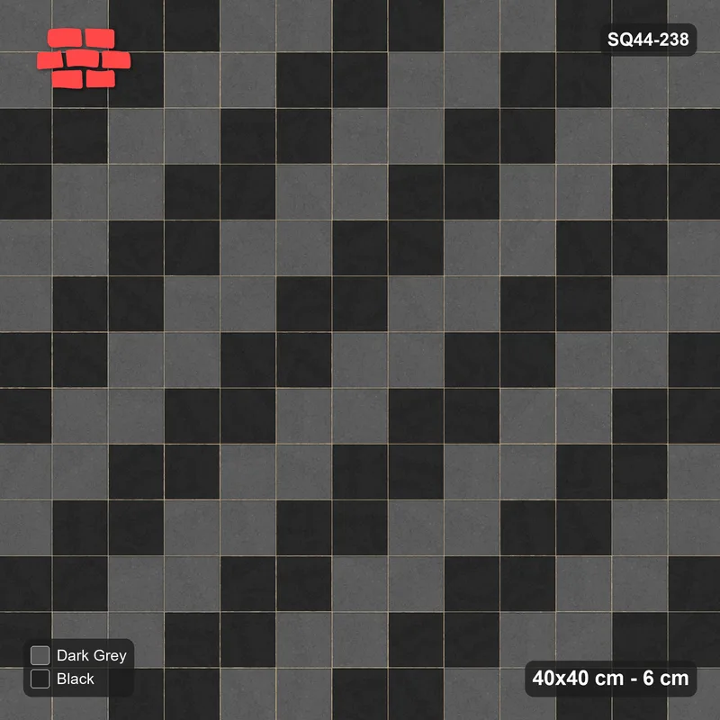 Interlock (Pasco) 40x40 cm · SQ44-238 · Diagonal Stripe Bands · Top view Interlock (Pasco) 40x40 cm · SQ44-238 · Diagonal Stripe Bands · Top view