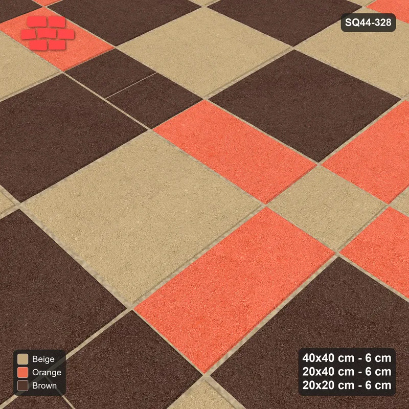 Interlock (Pasco) 40x40 cm · SQ44-328 · Slab Panels, Plank Lines, 20x20, 120 cm Panels - Autumn · Side view Interlock (Pasco) 40x40 cm · SQ44-328 · Slab Panels, Plank Lines, 20x20, 120 cm Panels - Autumn · Side view