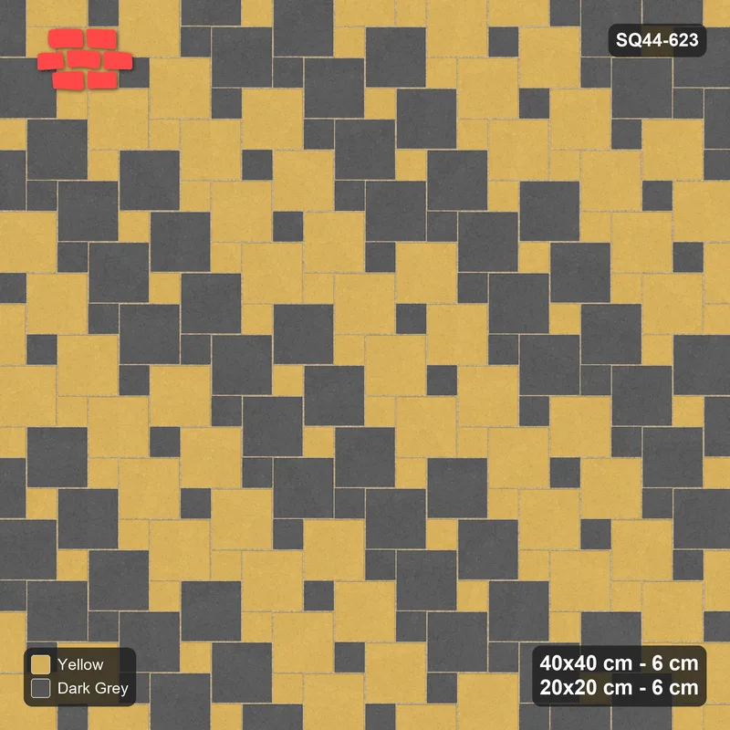 Interlock (Pasco) 40x40 cm · SQ44-623 · Ombre Lattice, Diagonal Bands, Light to Dark, Wide, 480 cm · Top view Interlock (Pasco) 40x40 cm · SQ44-623 · Ombre Lattice, Diagonal Bands, Light to Dark, Wide, 480 cm · Top view