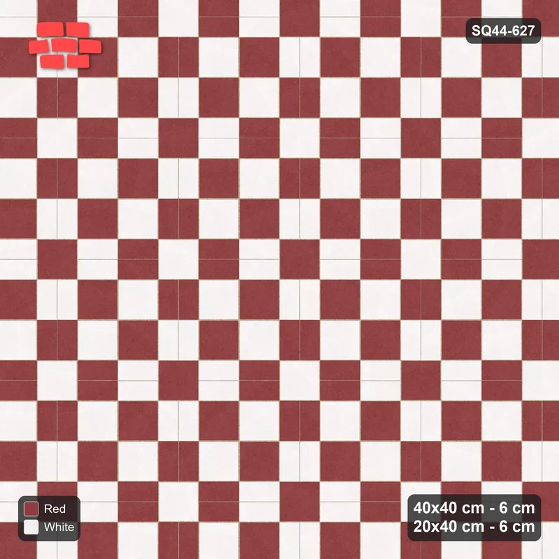Interlock (Pasco) 40x40 cm · SQ44-627 · Double Pinwheel, Module Chequer, Radial, 560 cm · Top view Interlock (Pasco) 40x40 cm · SQ44-627 · Double Pinwheel, Module Chequer, Radial, 560 cm · Top view
