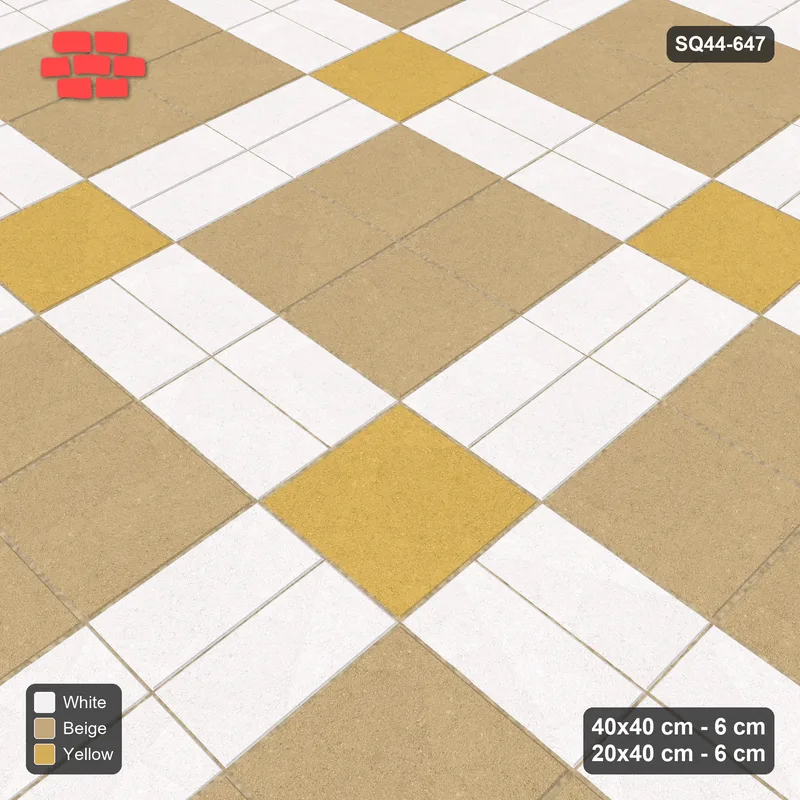 Interlock (Pasco) 40x40 cm · SQ44-647 · Double Pinwheel, Solid Planks, Radial, Accent Centre, 480 cm · Side view Interlock (Pasco) 40x40 cm · SQ44-647 · Double Pinwheel, Solid Planks, Radial, Accent Centre, 480 cm · Side view