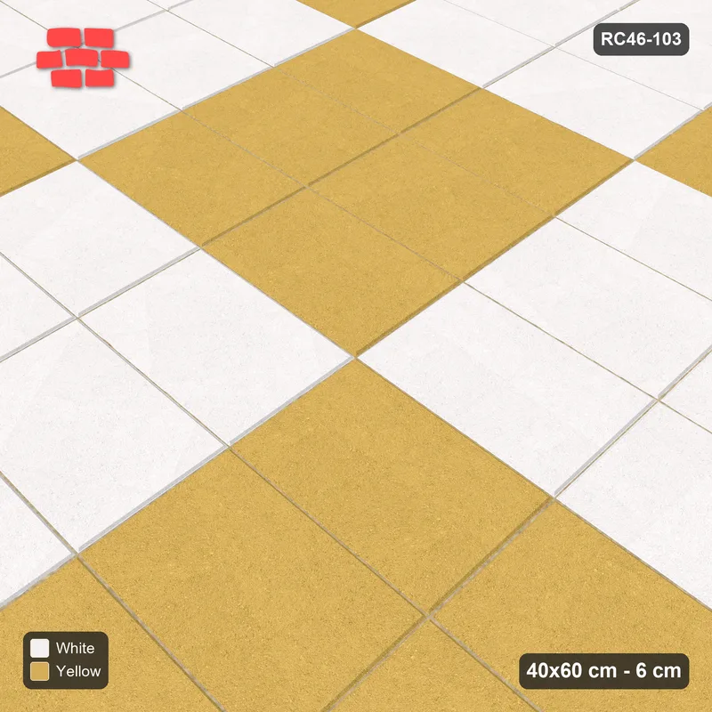Interlock (Pasco) 40x60 cm · RC46-103 · Panel Checker, Weave and Stack · Side view Interlock (Pasco) 40x60 cm · RC46-103 · Panel Checker, Weave and Stack · Side view