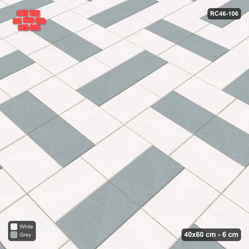 Interlock (Pasco) 40x60 cm · RC46-106 · Basketweave, Weave with Accent Spine in 38F Kerb Frame · Side view Interlock (Pasco) 40x60 cm · RC46-106 · Basketweave, Weave with Accent Spine in 38F Kerb Frame · Side view