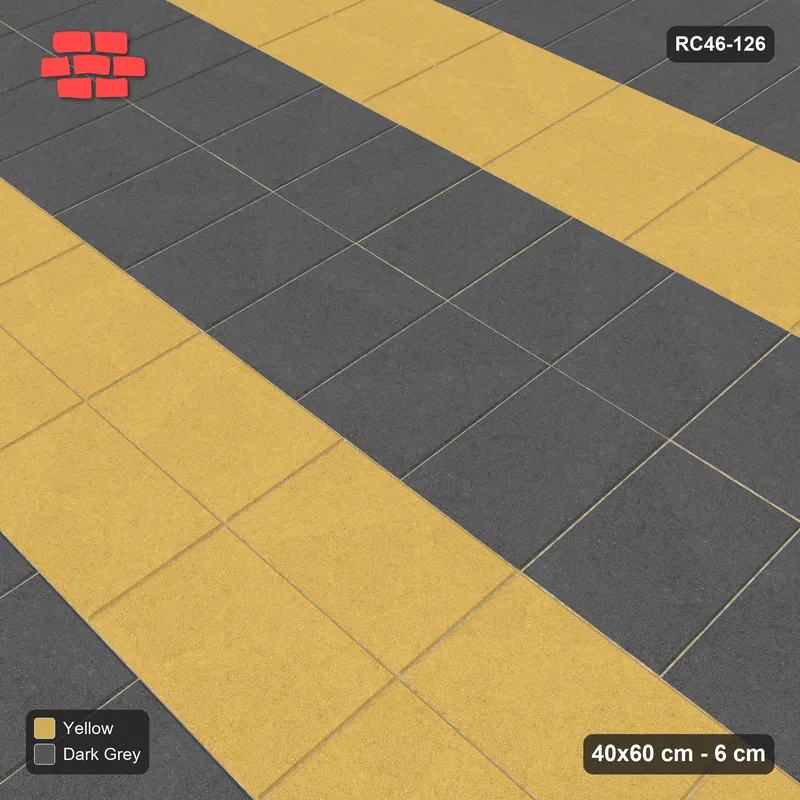 Interlock (Pasco) 40x60 cm · RC46-126 · Stack Courses with Double Soldier · Side view Interlock (Pasco) 40x60 cm · RC46-126 · Stack Courses with Double Soldier · Side view