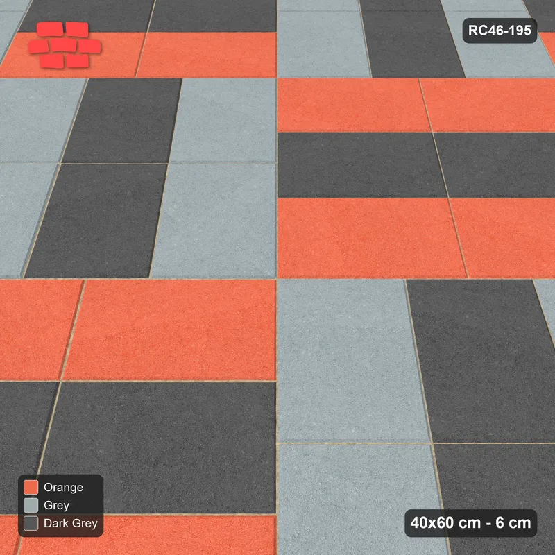 Interlock (Pasco) 40x60 cm · RC46-195 · Diagonal Parquet, Weave with Third-Tone Spine · Side view Interlock (Pasco) 40x60 cm · RC46-195 · Diagonal Parquet, Weave with Third-Tone Spine · Side view