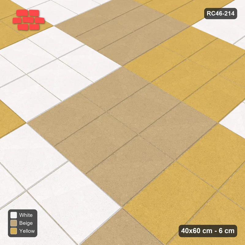 Interlock (Pasco) 40x60 cm · RC46-214 · Tri-Tone Panel Checker · Side view Interlock (Pasco) 40x60 cm · RC46-214 · Tri-Tone Panel Checker · Side view