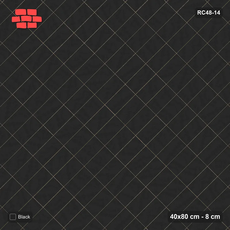 Interlock (Pasco) 40x80 cm · RC48-14 · Diagonal Stack Bond · Top view Interlock (Pasco) 40x80 cm · RC48-14 · Diagonal Stack Bond · Top view