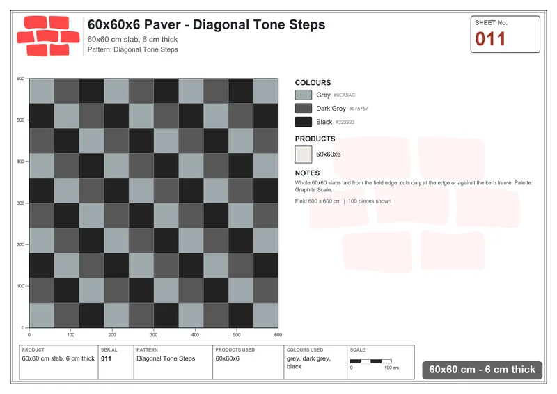 Interlock (Pasco) · 60x60x6 · SQ66-11