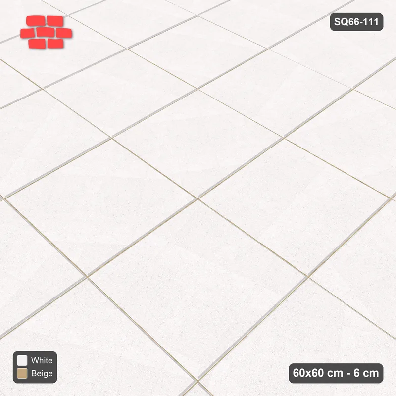 Interlock (Pasco) 60x60 cm · SQ66-111 · Corner Slab Plaza · Side view Interlock (Pasco) 60x60 cm · SQ66-111 · Corner Slab Plaza · Side view