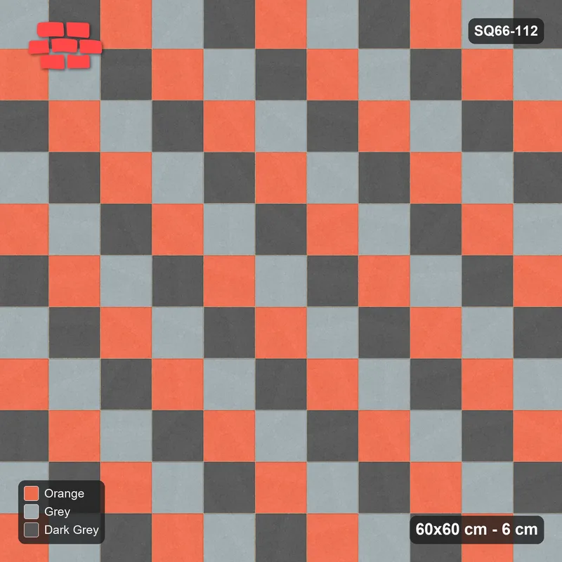 Interlock (Pasco) 60x60 cm · SQ66-112 · Diagonal Tone Steps · Top view Interlock (Pasco) 60x60 cm · SQ66-112 · Diagonal Tone Steps · Top view