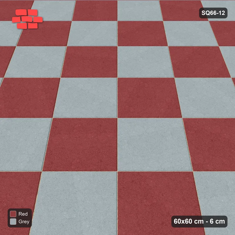 Interlock (Pasco) 60x60 cm · SQ66-12 · Diagonal Stack Checker · Side view Interlock (Pasco) 60x60 cm · SQ66-12 · Diagonal Stack Checker · Side view
