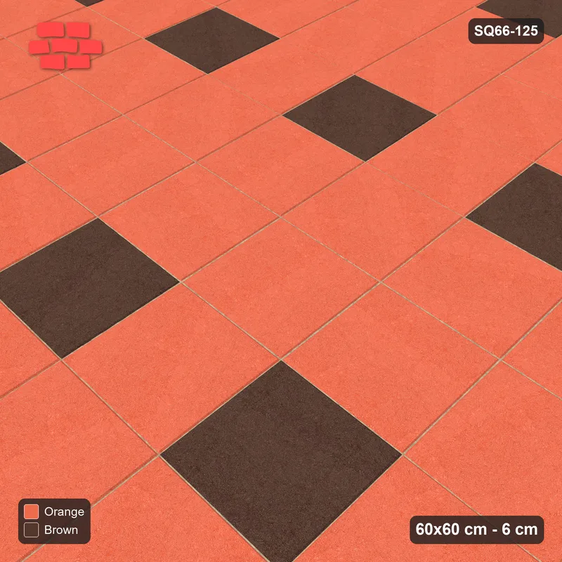 Interlock (Pasco) 60x60 cm · SQ66-125 · Spaced Accent Rows · Side view Interlock (Pasco) 60x60 cm · SQ66-125 · Spaced Accent Rows · Side view