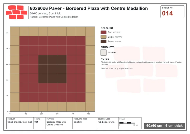 Interlock (Pasco) · 60x60x6 · SQ66-14