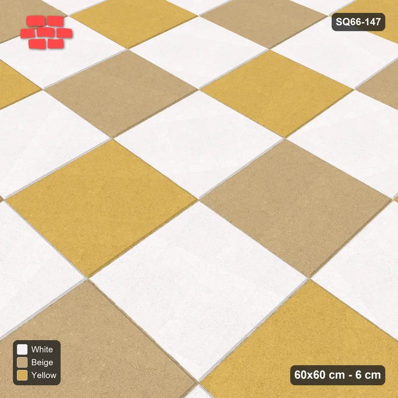 Interlock (Pasco) 60x60 cm · SQ66-147 · Argyle Diamonds · Side view Interlock (Pasco) 60x60 cm · SQ66-147 · Argyle Diamonds · Side view