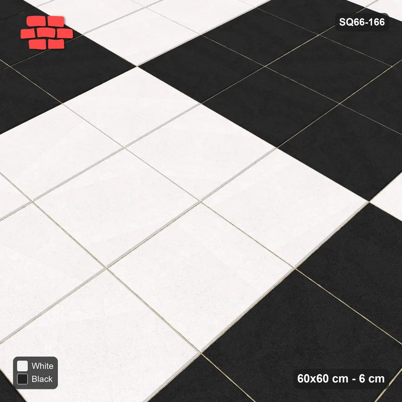 Interlock (Pasco) 60x60 cm · SQ66-166 · Kerb-Framed Triple-Slab Checker Blocks · Side view Interlock (Pasco) 60x60 cm · SQ66-166 · Kerb-Framed Triple-Slab Checker Blocks · Side view